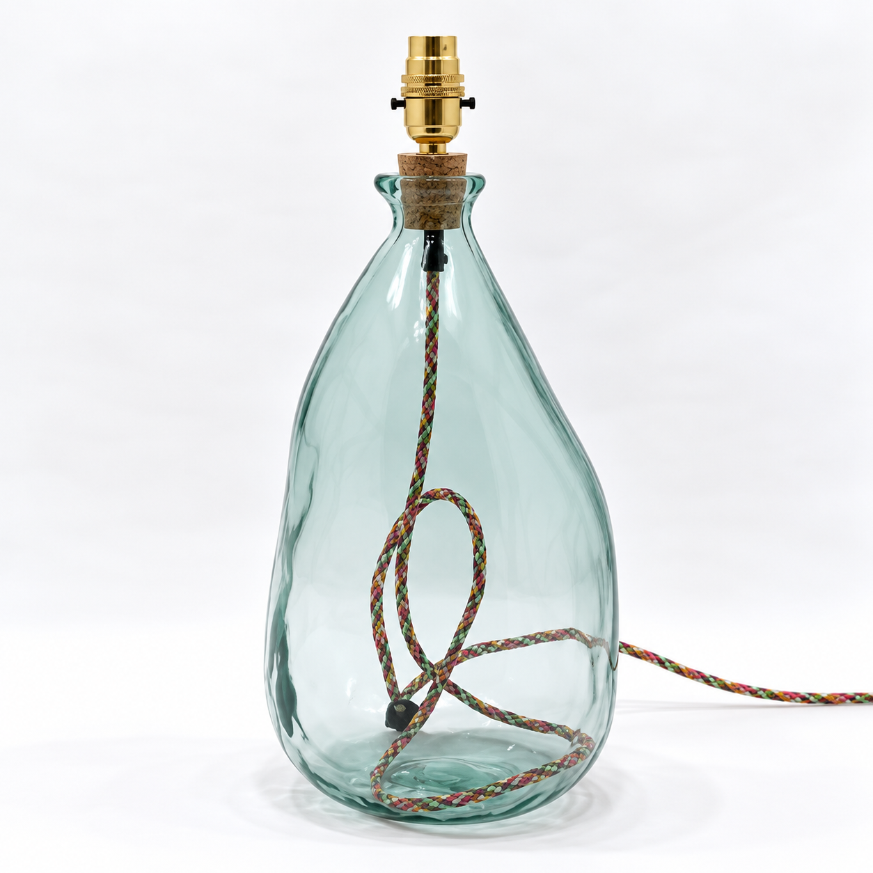 Simplicity Recycled Glass Lamp 42cm