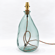 Simplicity Recycled Glass Lamp 42cm