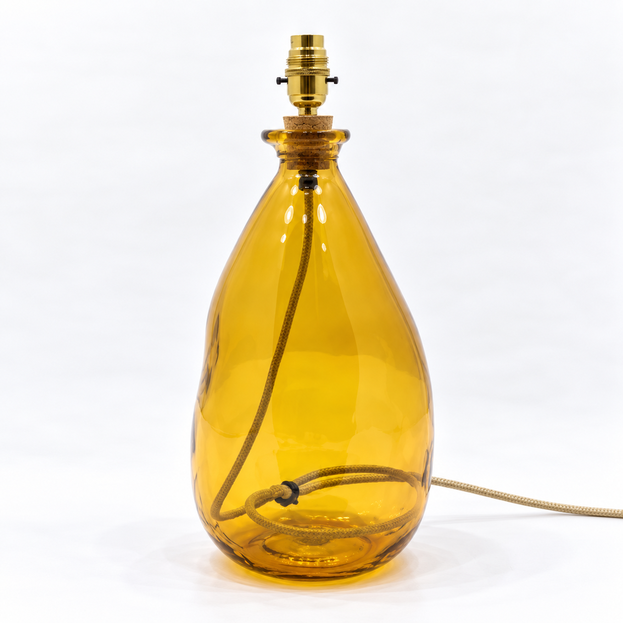 Simplicity Recycled Glass Lamp 42cm