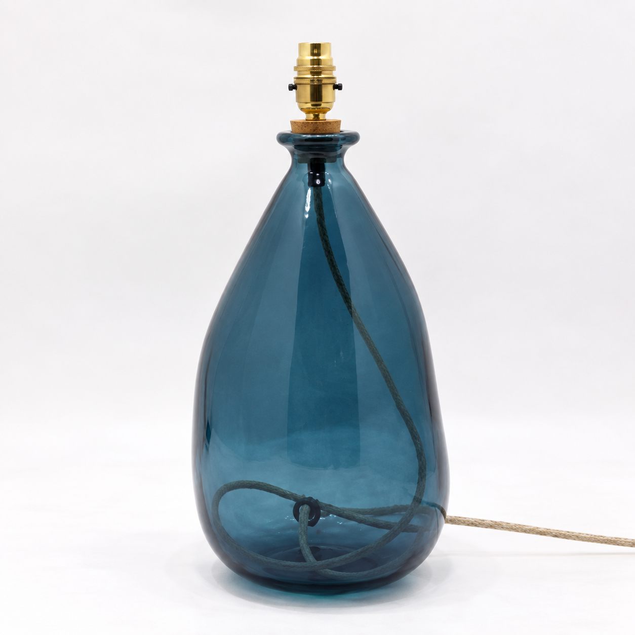 Simplicity Recycled Glass Lamp 42cm
