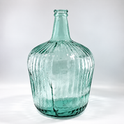 Recycled Glass Rustic Ripple Vase 40cm