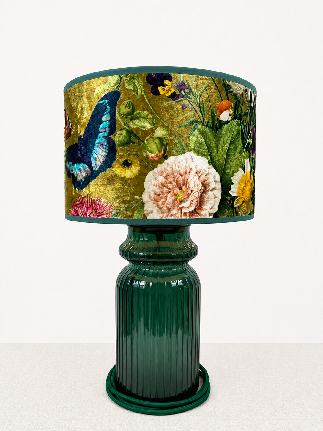 Recycled Glass Odessa Table Lamp 34cm