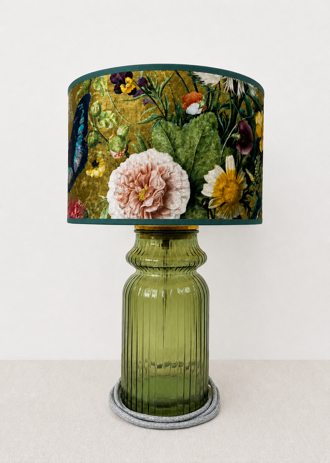 Recycled Glass Odessa Table Lamp 34cm