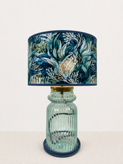 Recycled Glass Odessa Table Lamp 34cm