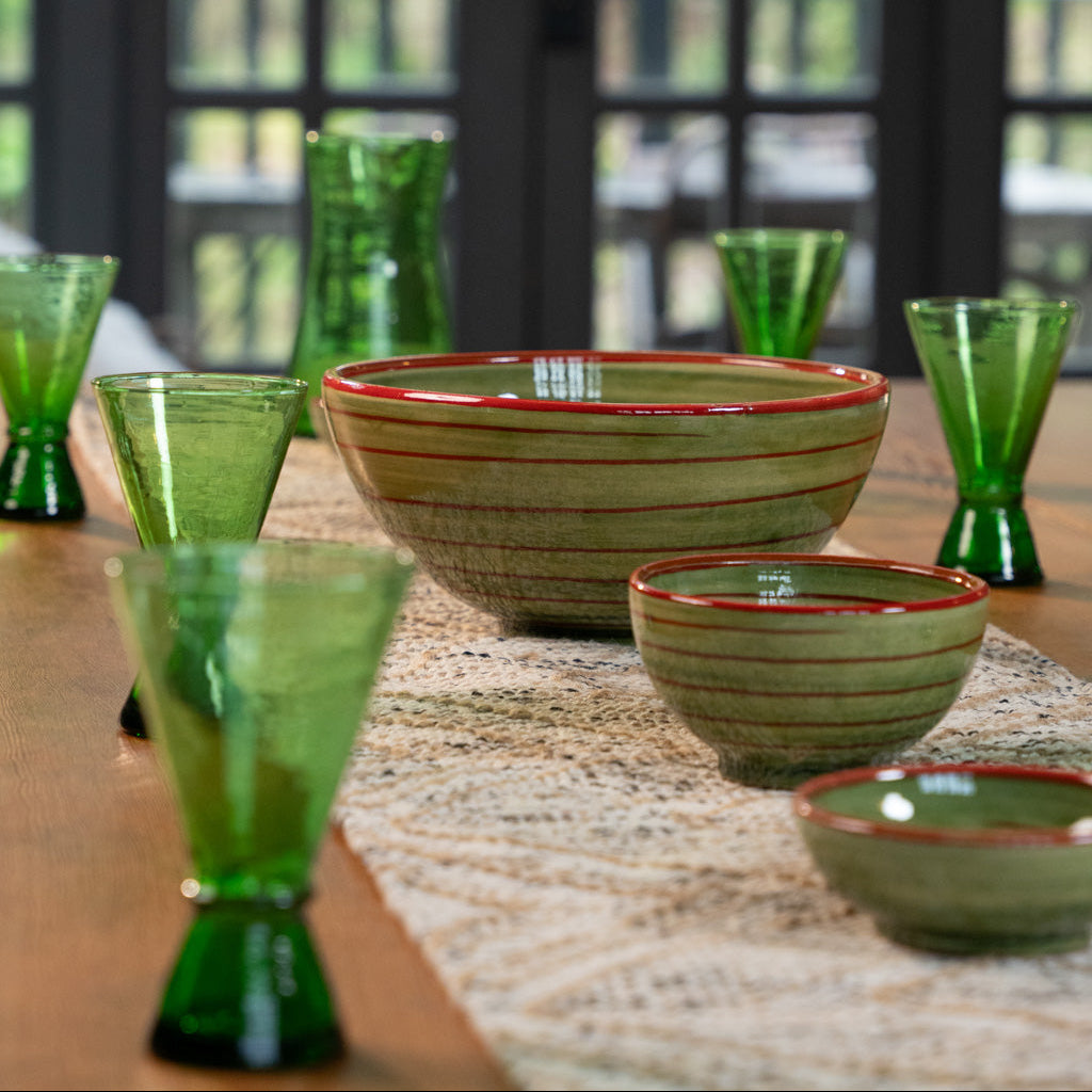 Moroccan Handmade Recycled Glass Martini 250ml