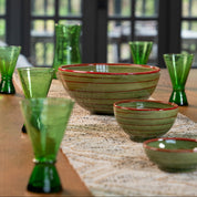 Moroccan Handmade Recycled Glass Martini 250ml