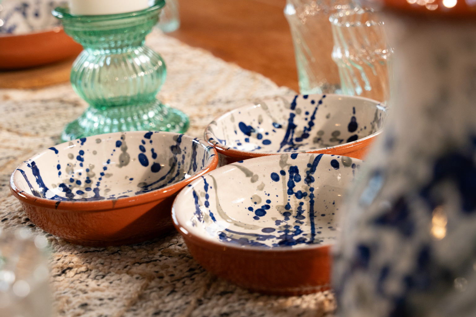 Spanish Hand Painted Jaspe 17cm Bowl