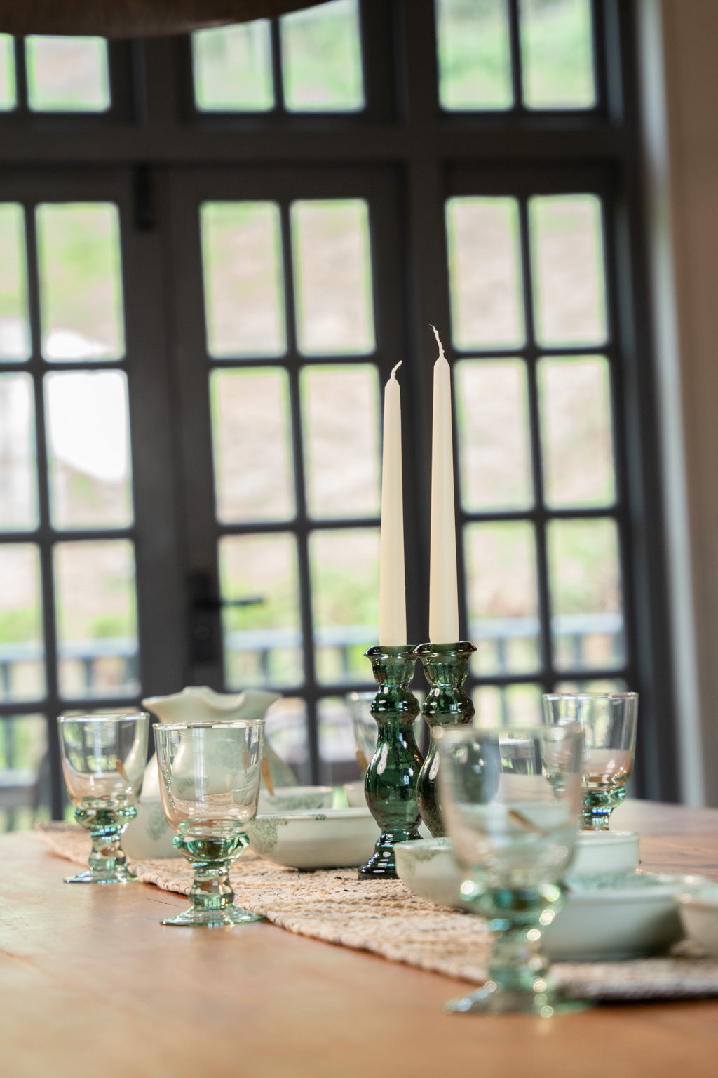 Classic Recycled Glass Goblet Wine Glass 300ml