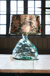 Recycled Glass 39cm Oasis Lamp
