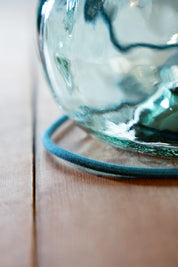 Recycled Glass 39cm Oasis Lamp