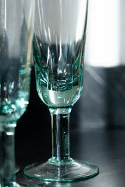 Recycled Glass Prosecco / Champagne Stemmed Glass 19cm