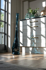 Recycled Glass Blown Glass 80cm Everest Vase
