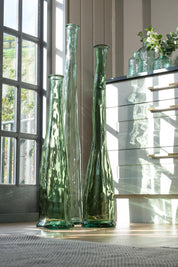 Recycled Glass Blown Glass 80cm Everest Vase
