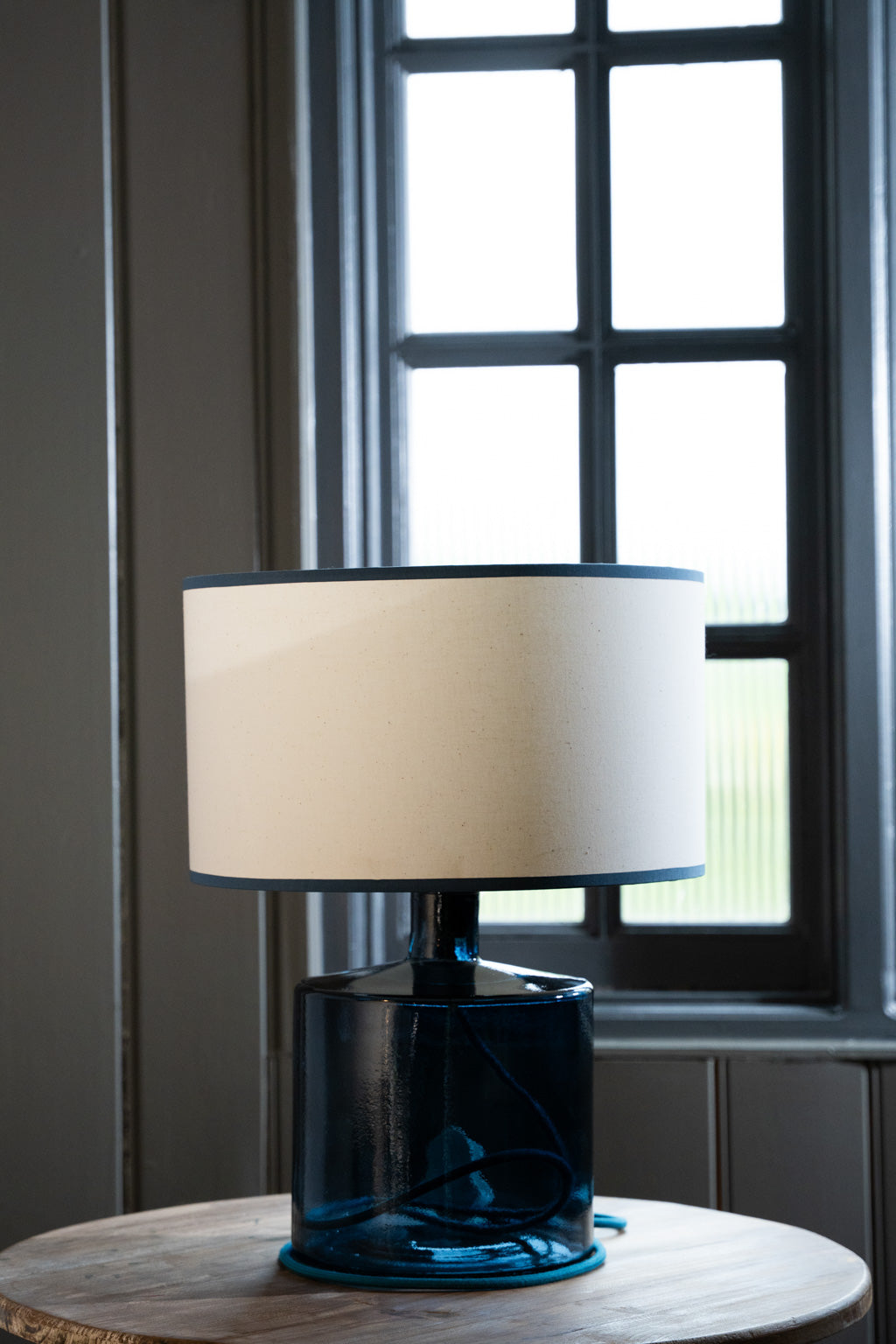 Frances Recycled Glass Lamp 32cm