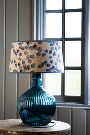 Printed Petal Drum Shade