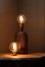 Cordless USB LED Lightbulb | Spiral Filament Lightbulb