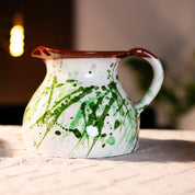 Hand Painted Spanish Ceramic Pitcher Jug