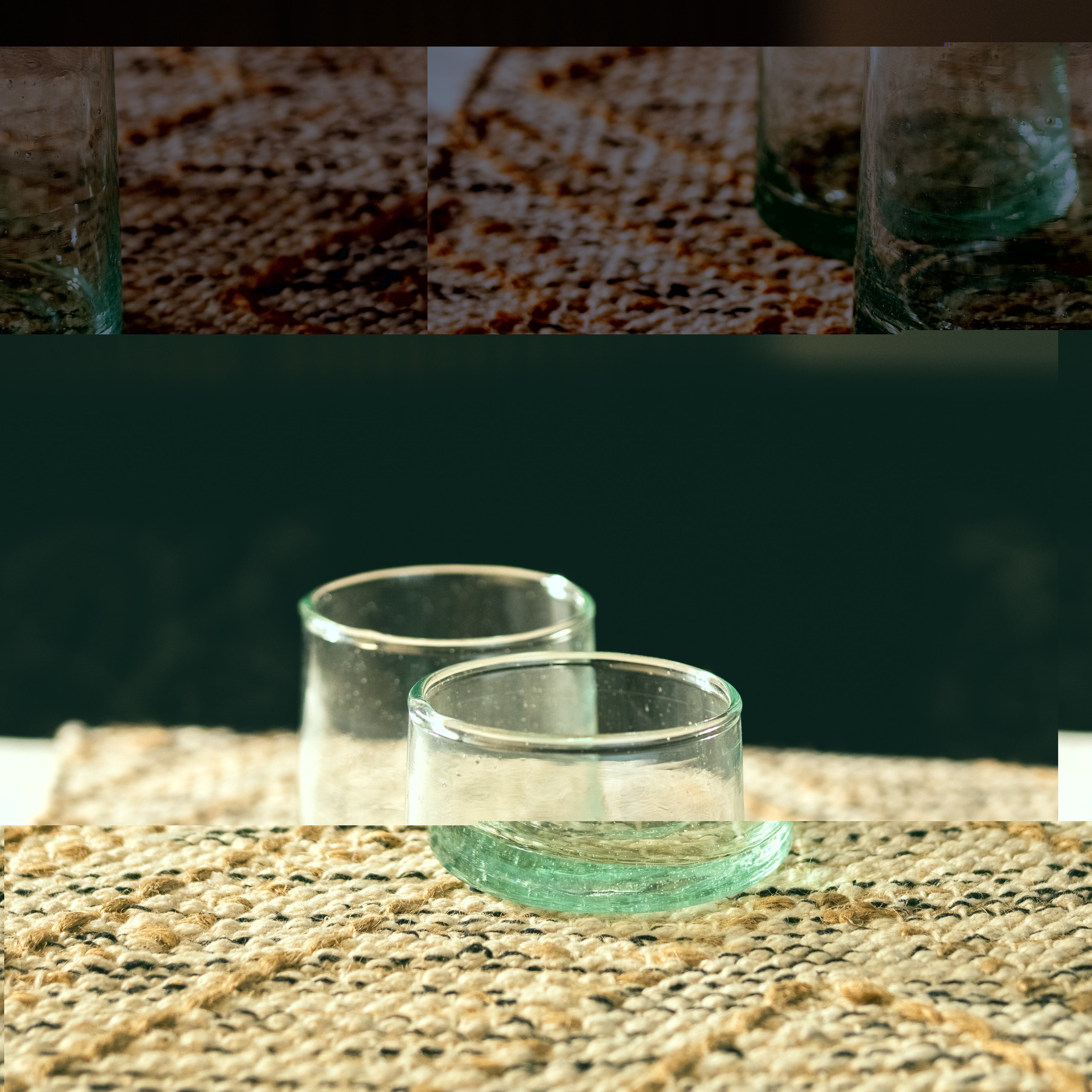Moroccan Handmade Recycled Glass Tumbler - 250ml