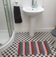 Machine Washable Recycled Cotton Jarapa Rugs Extra Small & Small