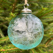 Glass Snowflake Bauble