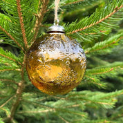 Glass Snowflake Bauble