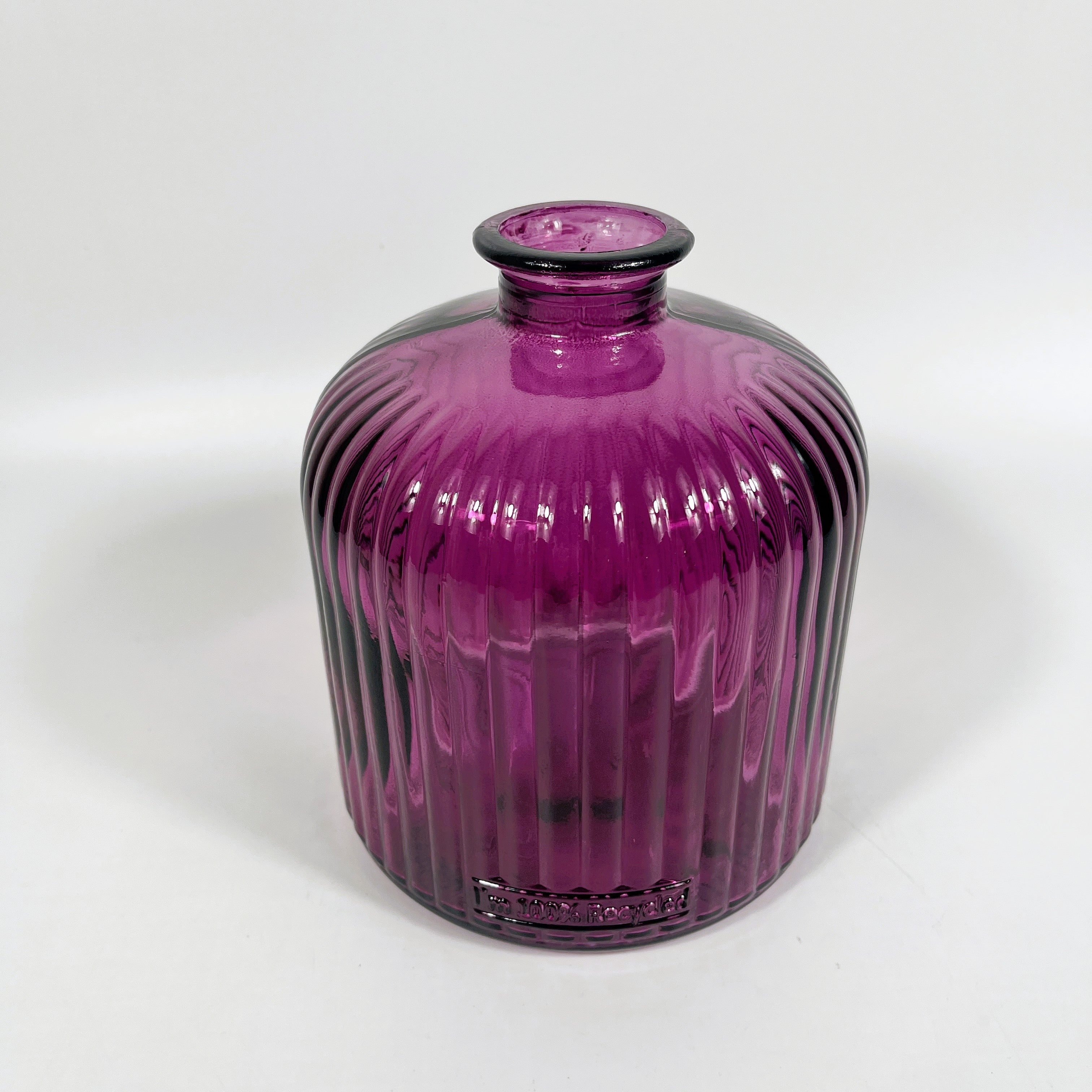 Recycled Glass 18cm Apothecary Vase