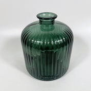 Recycled Glass 18cm Apothecary Vase