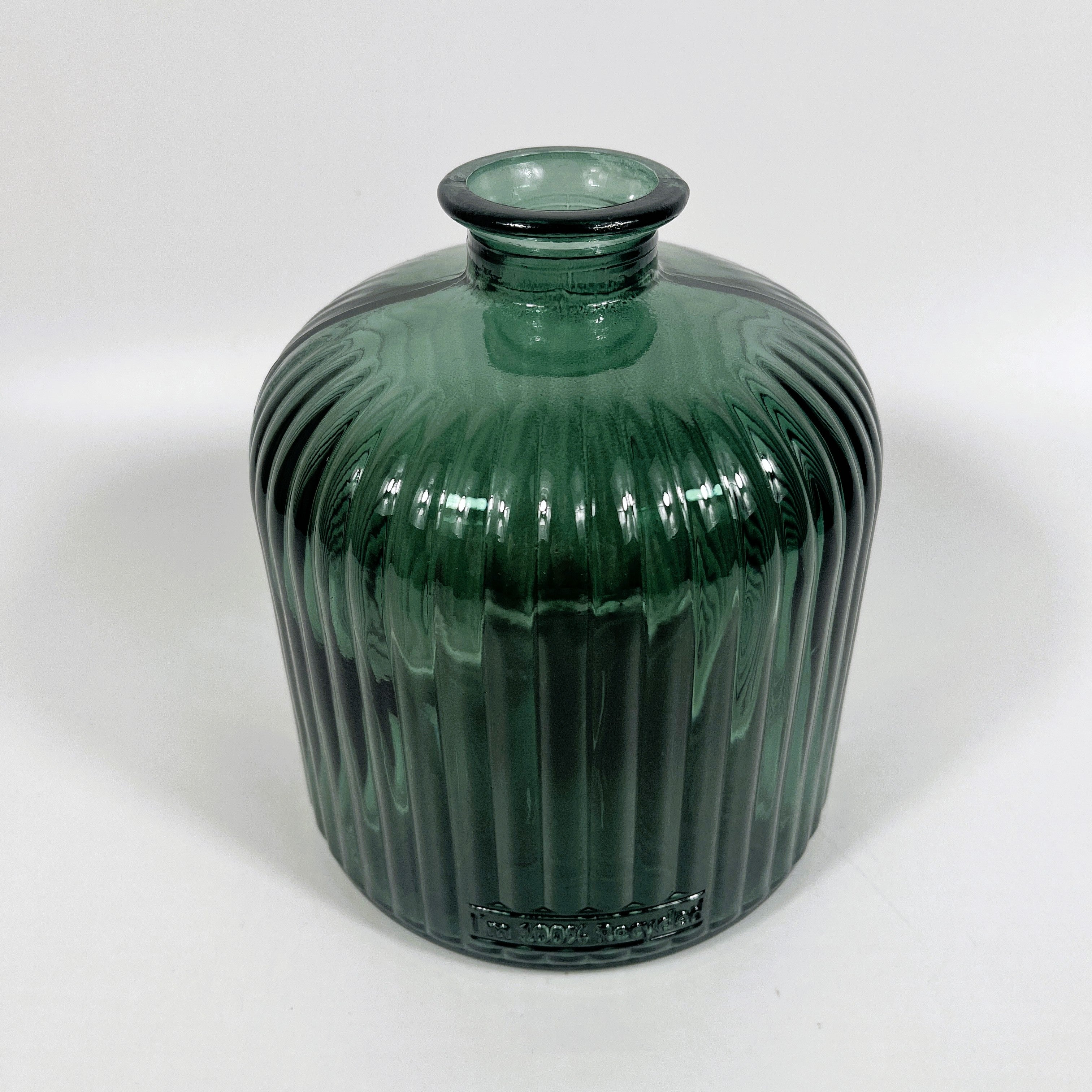 Recycled Glass 18cm Apothecary Vase