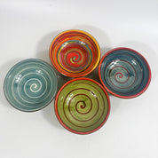 Spanish Hand Painted Spiral 12cm Dish
