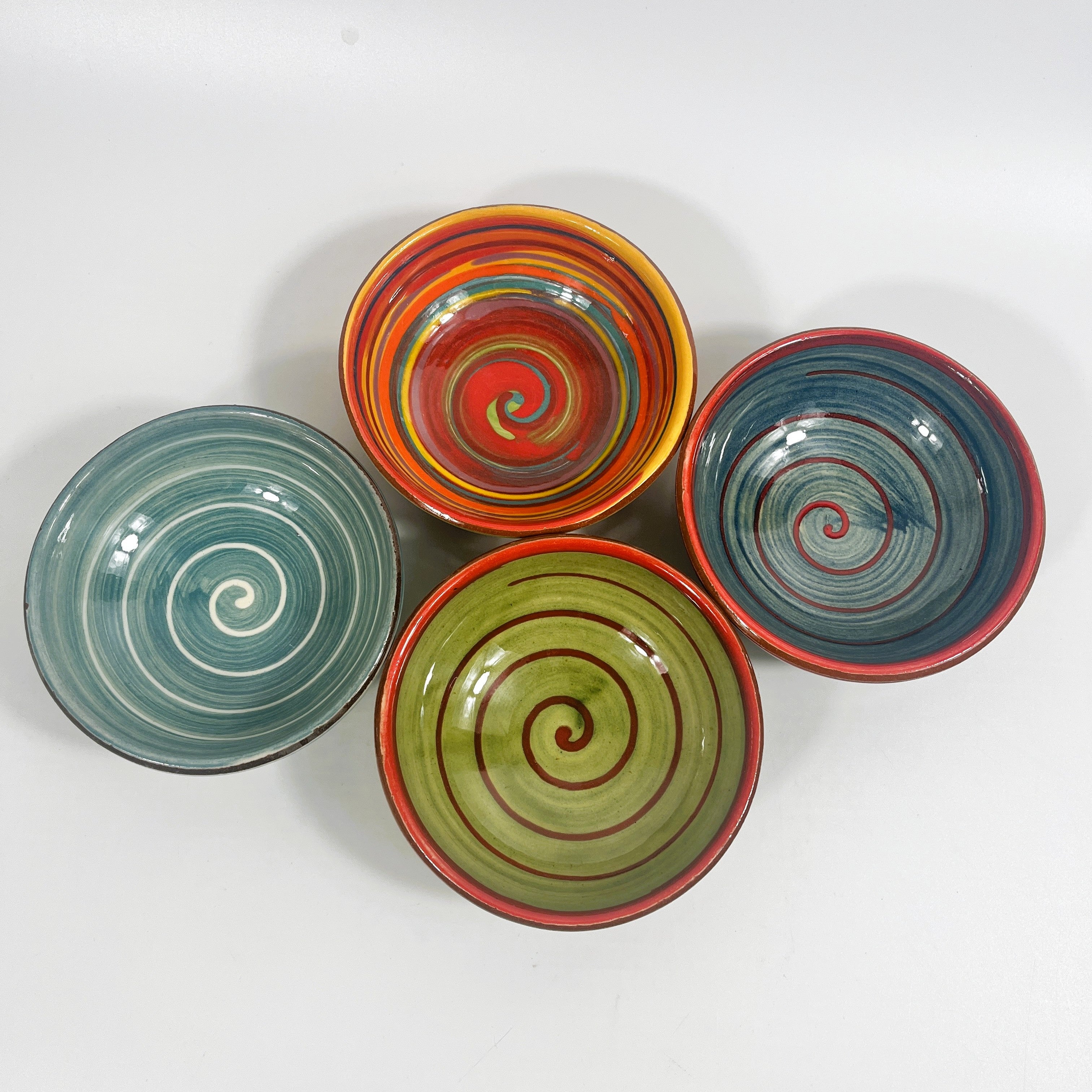 Spanish Hand Painted Spiral 12cm Dish
