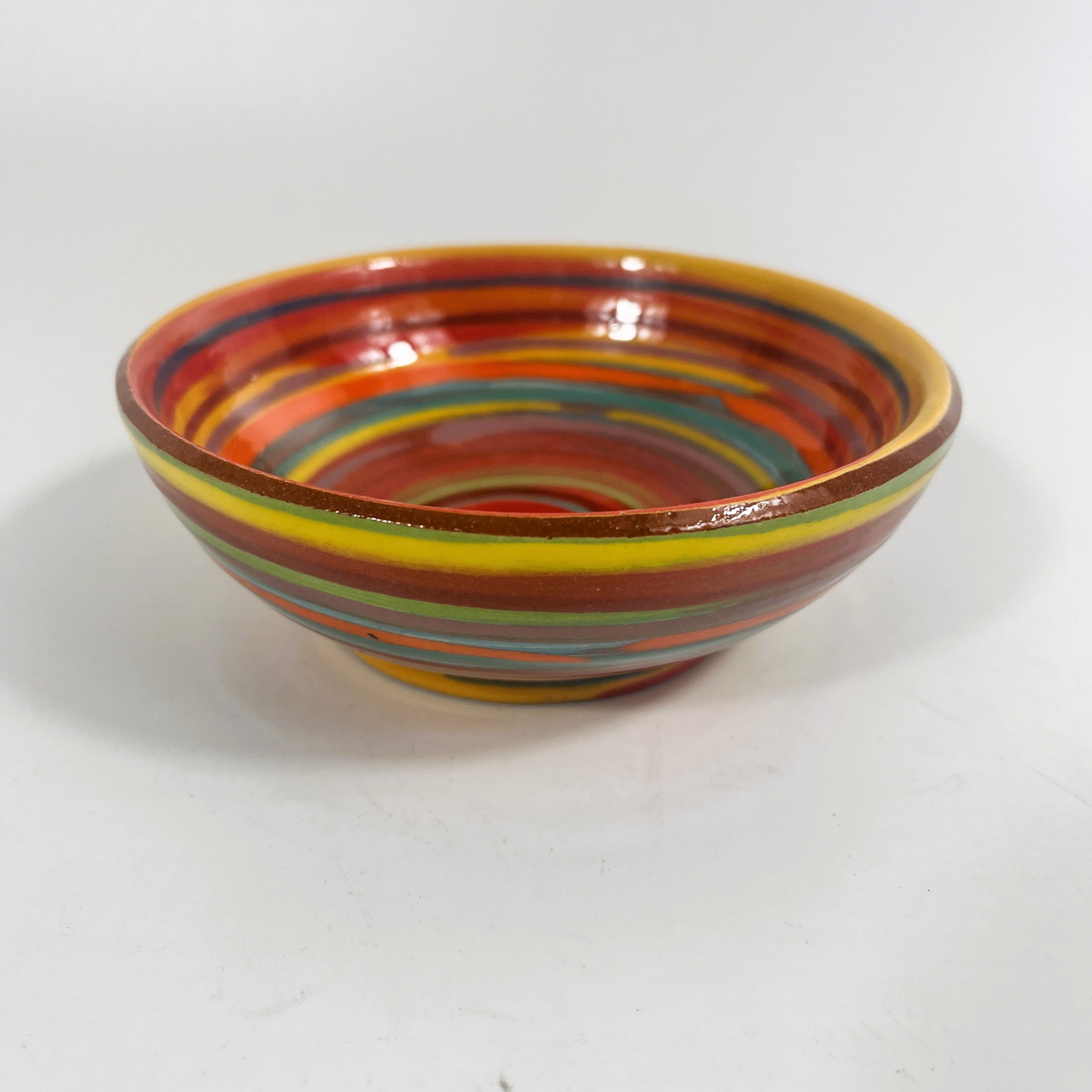 Spanish Hand Painted Spiral 12cm Dish