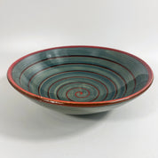 Spanish Hand Painted Spiral 27cm Dish