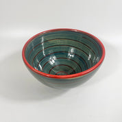 Spanish Hand Painted Spiral 20cm Bowl
