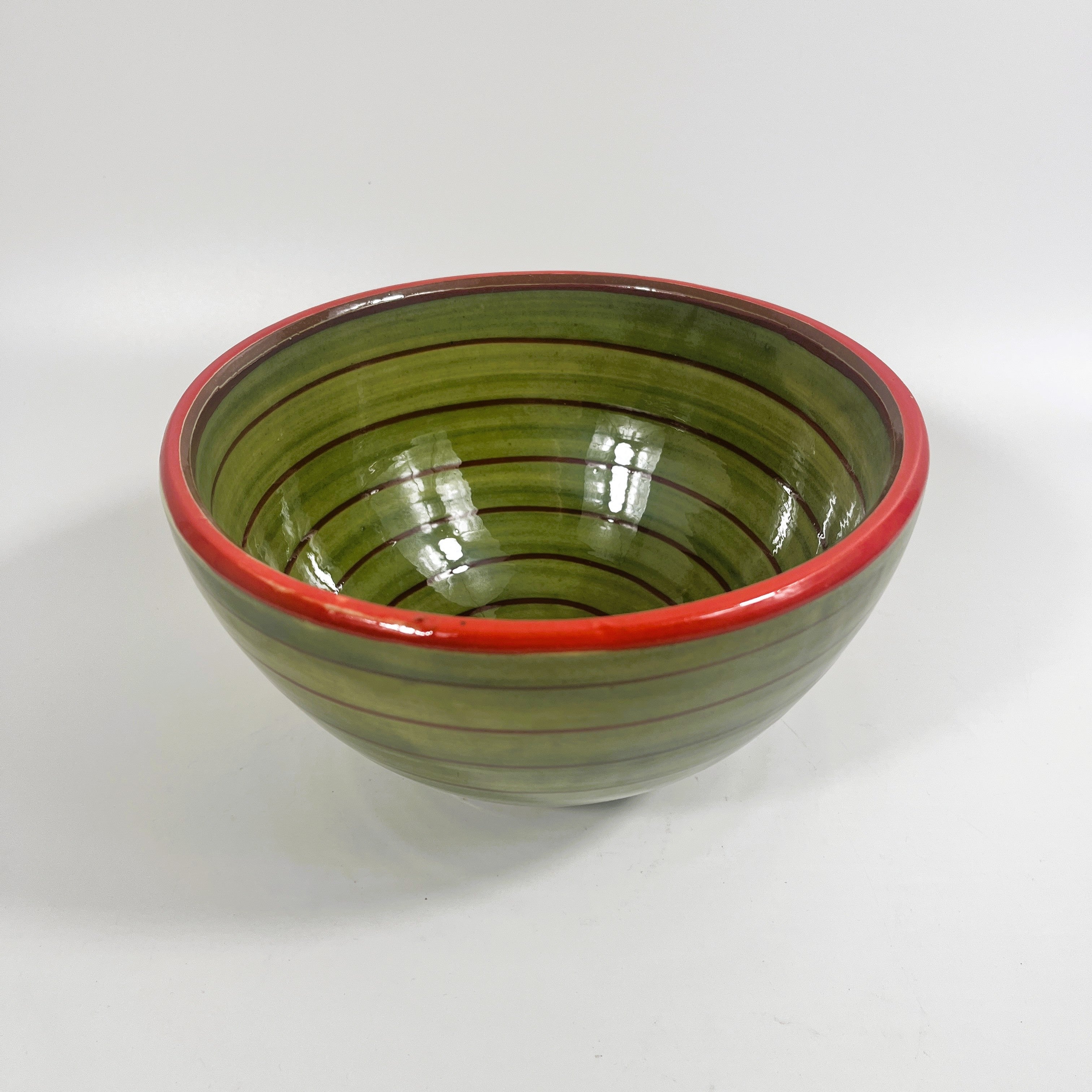 Spanish Hand Painted Spiral 20cm Bowl