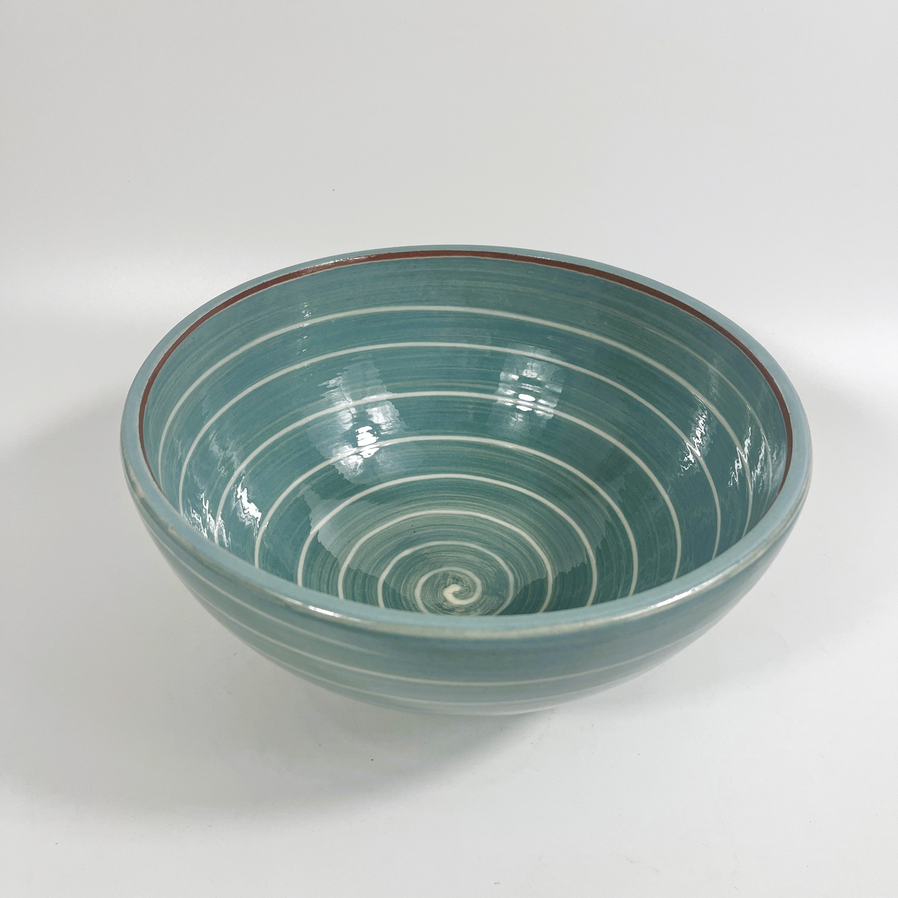 Spanish Hand Painted Spiral 25cm Bowl