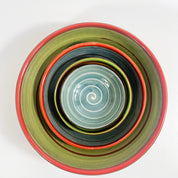 Spanish Hand Painted Spiral 27cm Dish