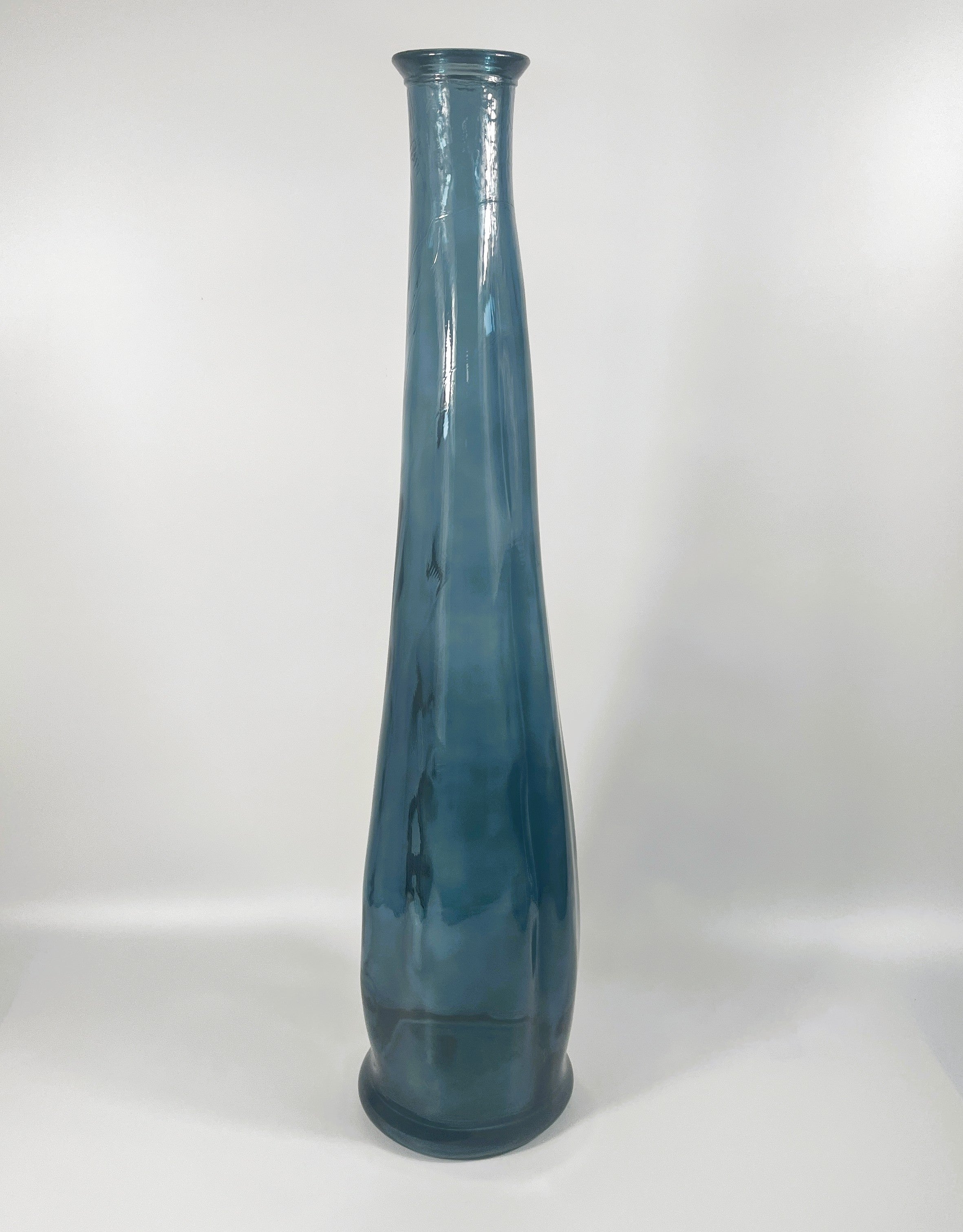 Recycled Glass Blown Glass 100cm Everest Vase