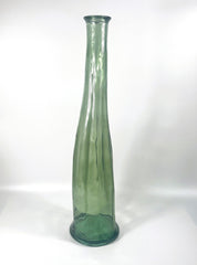 Recycled Glass Blown Glass 100cm Everest Vase
