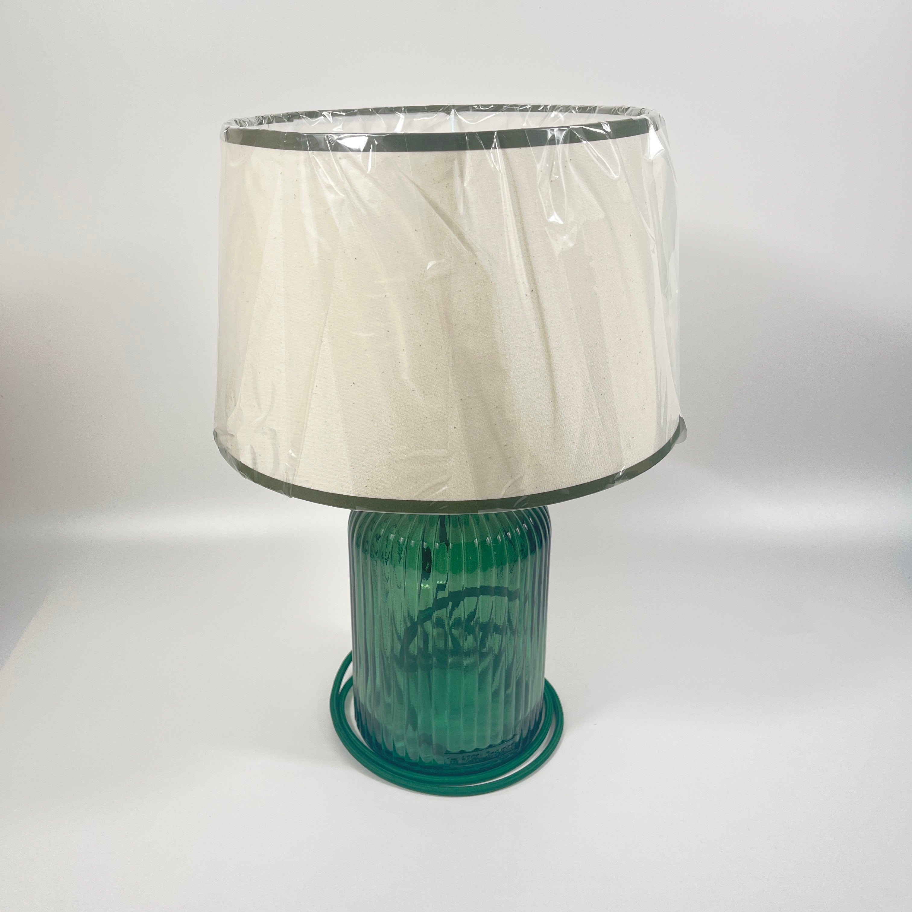 Recycled Glass 29cm Apothecary Lamp