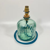 Recycled Glass 24cm Apothecary Lamp