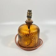 Recycled Glass 24cm Apothecary Lamp
