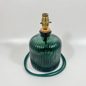 Recycled Glass 24cm Apothecary Lamp