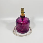 Recycled Glass 24cm Apothecary Lamp