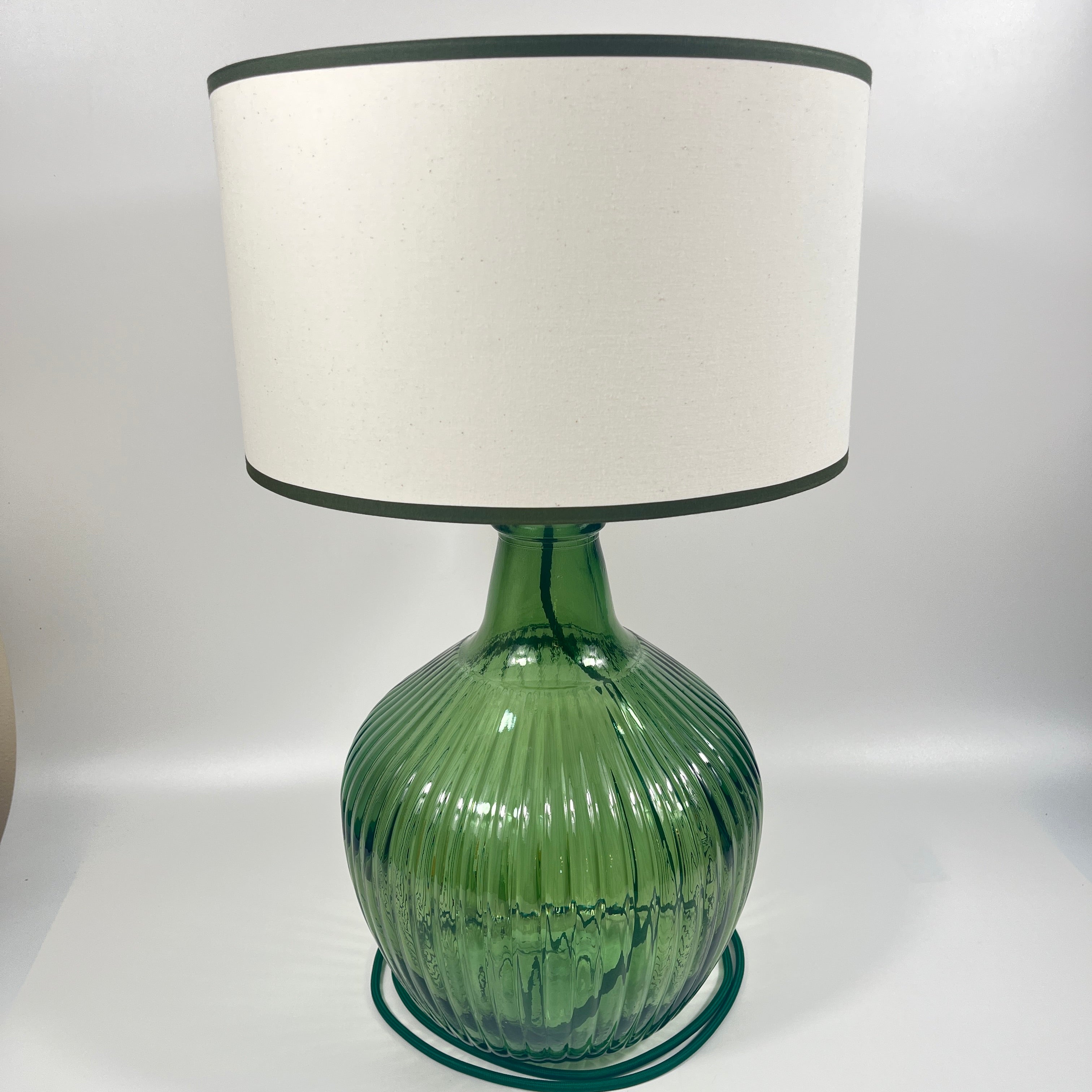 Recycled Glass 43cm Aria Lamp
