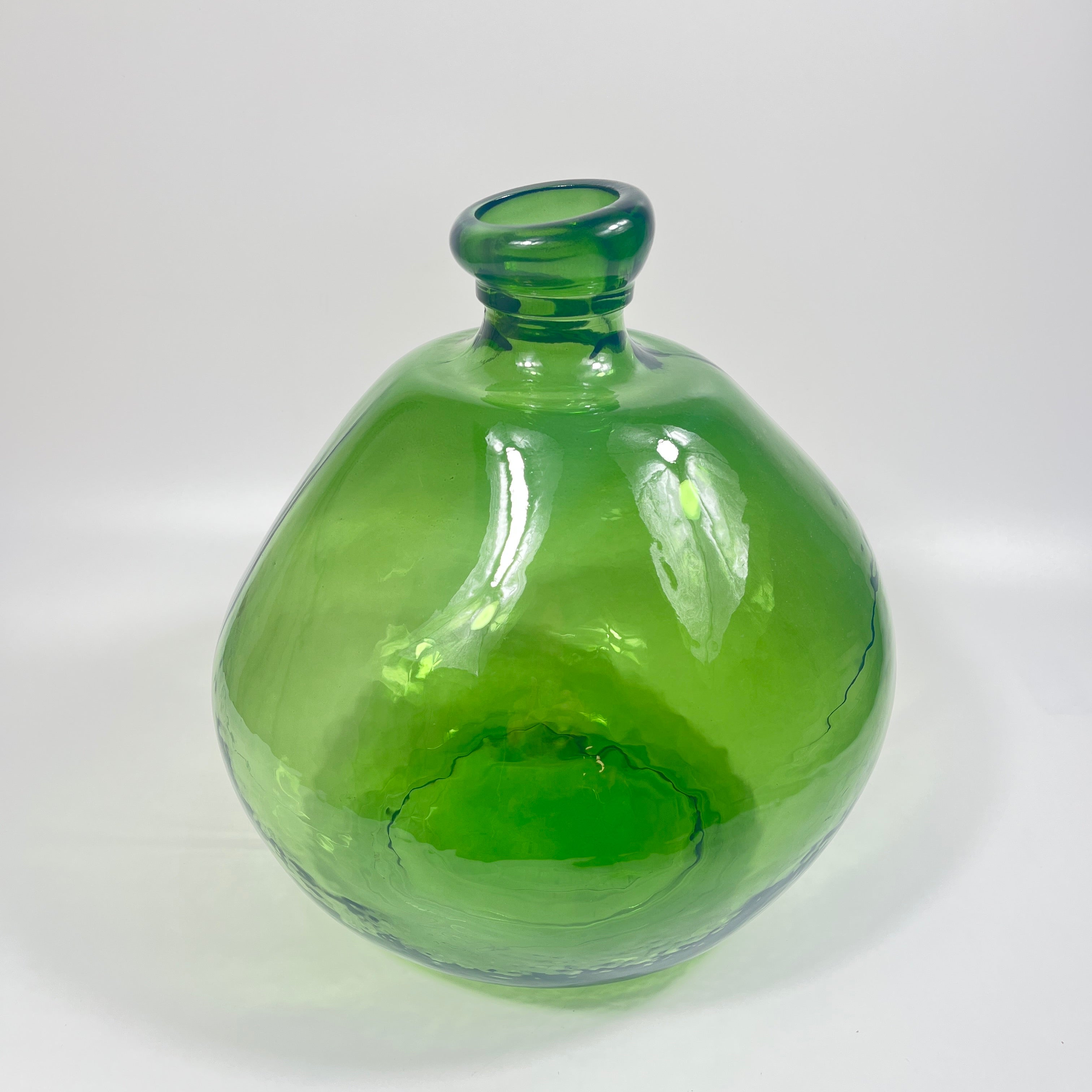 Recycled Glass Large Simplicity Blown Glass Vase 33cm