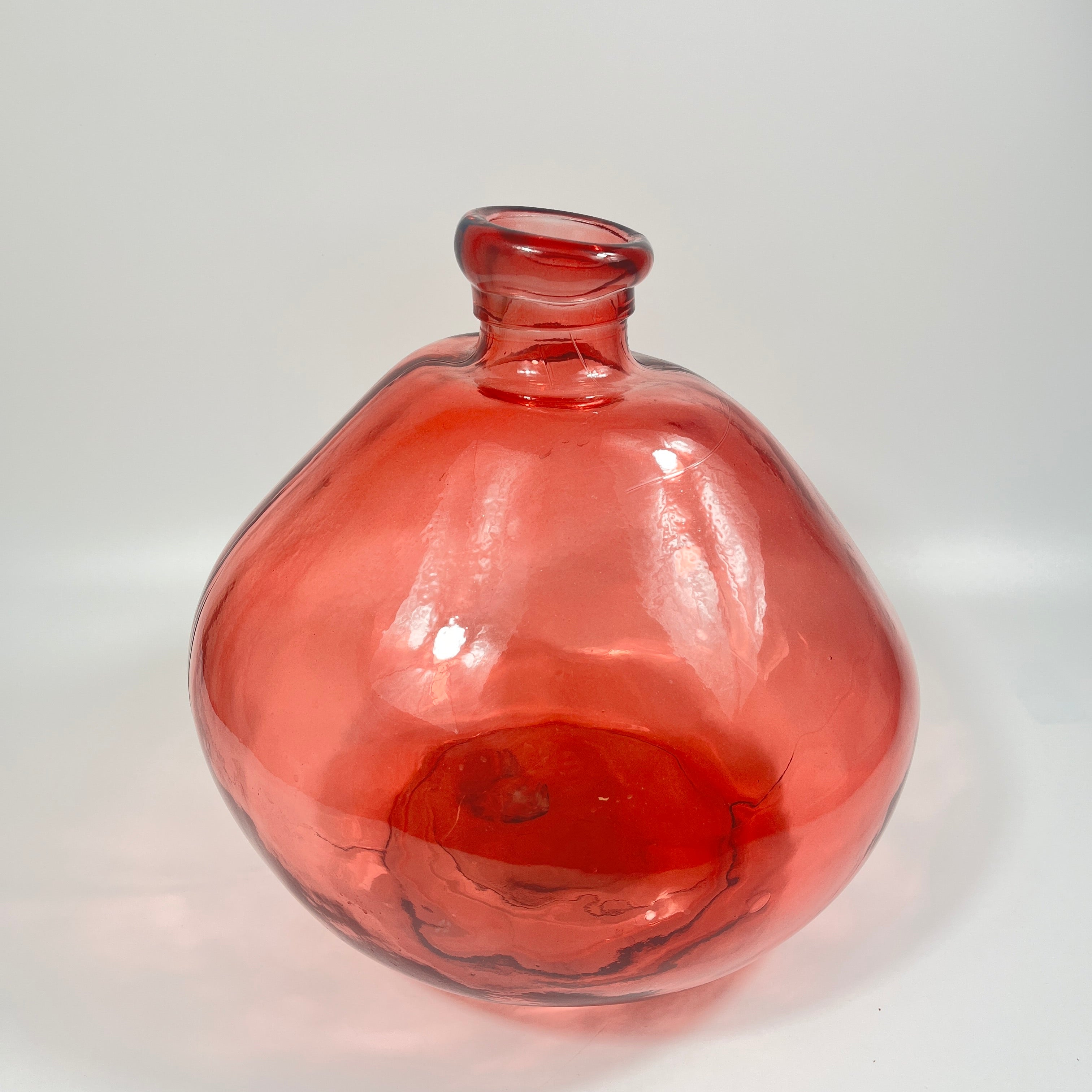 Recycled Glass Large Simplicity Blown Glass Vase 33cm
