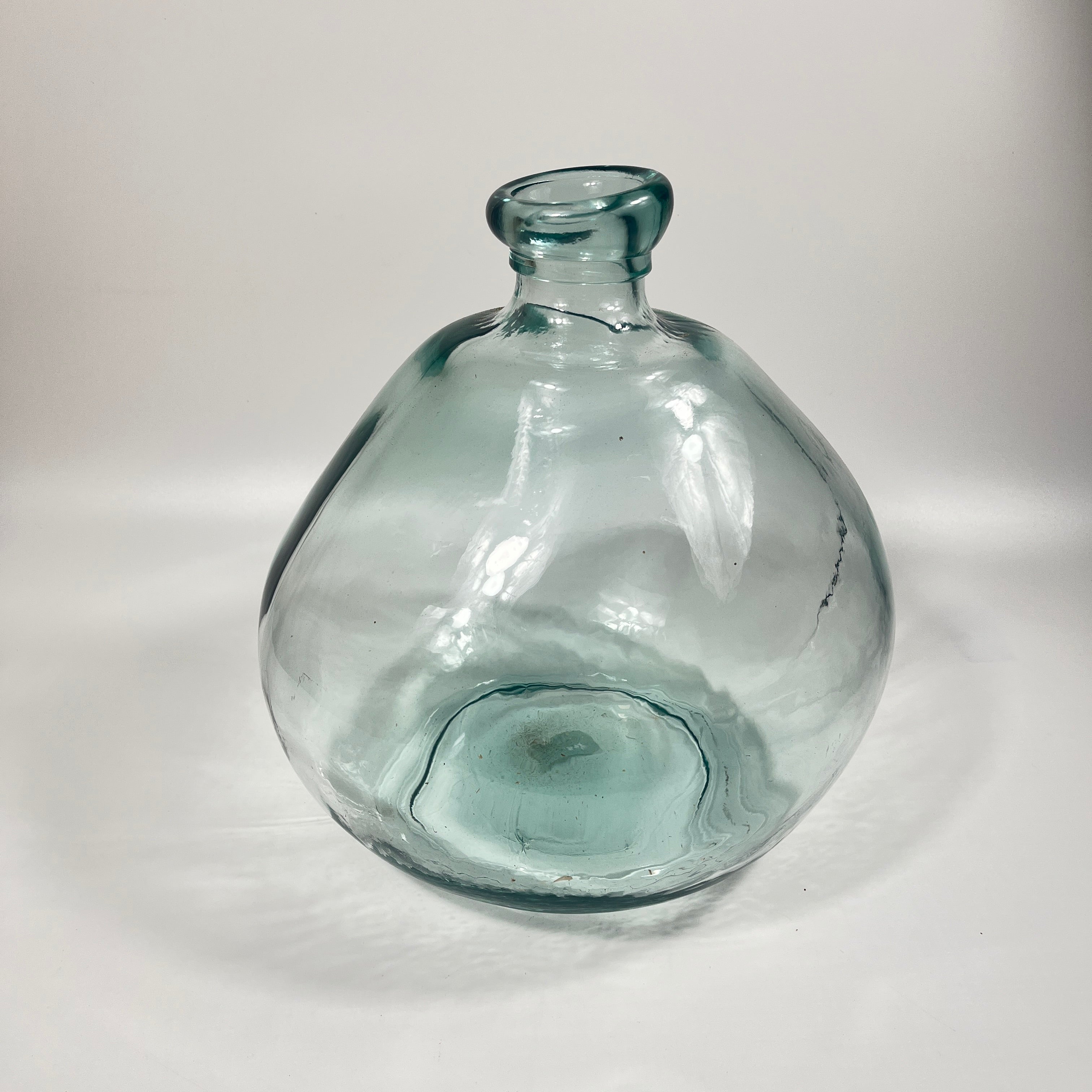 Recycled Glass Large Simplicity Blown Glass Vase 33cm