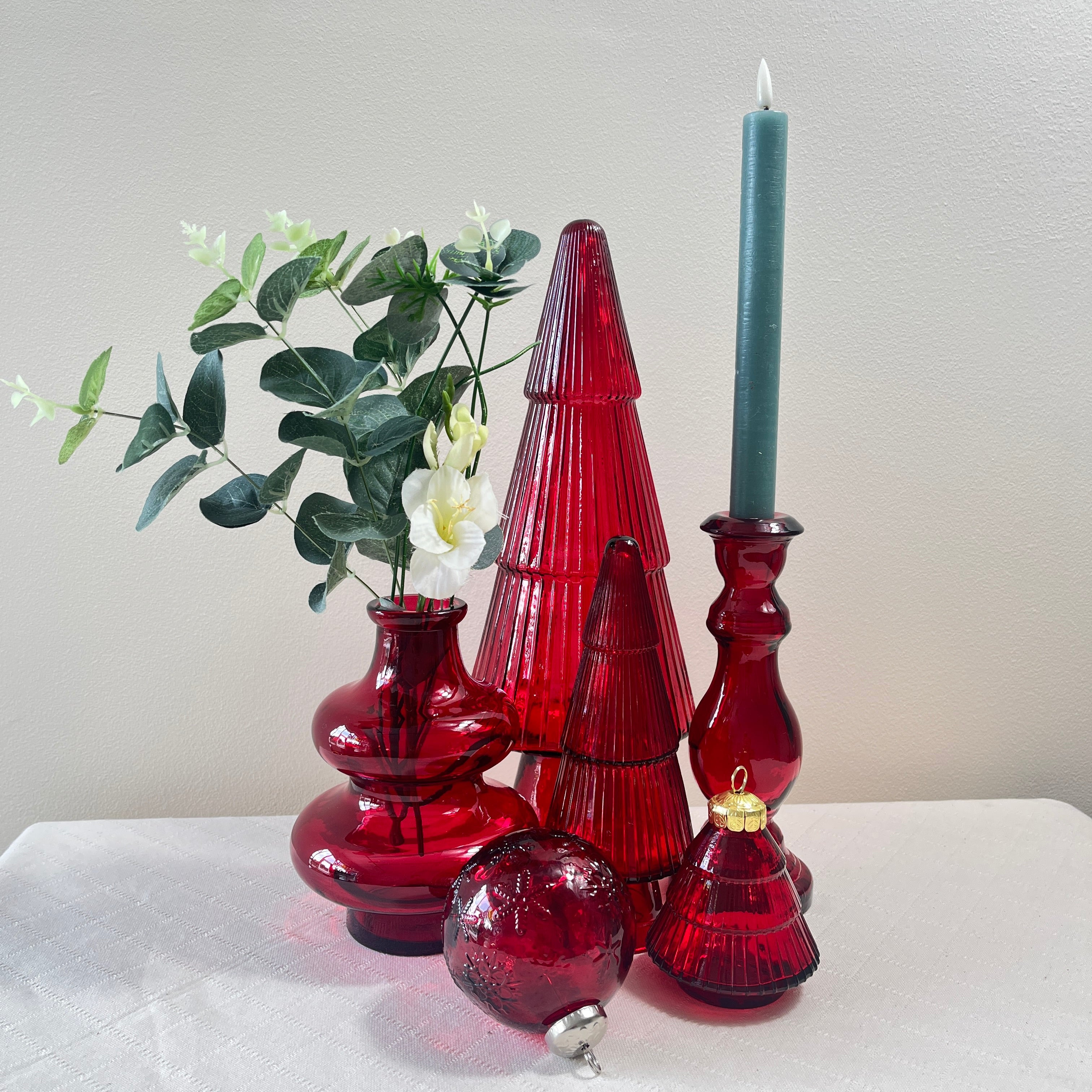 Recycled Glass Tree Bauble