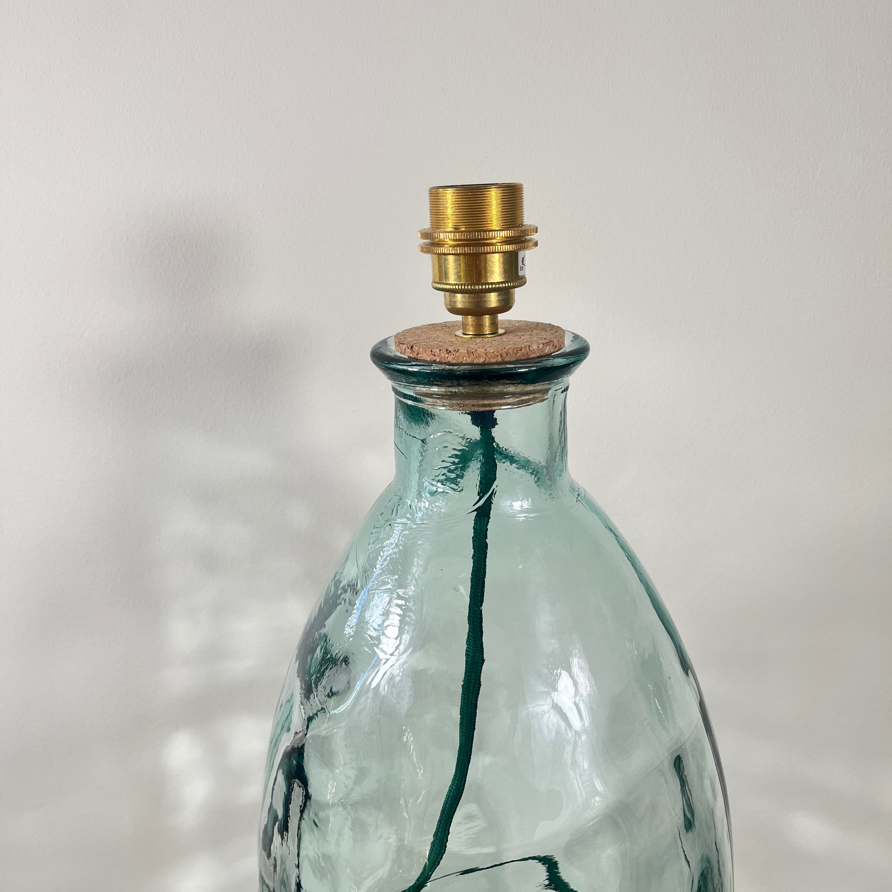 Recycled Glass Lamp 67cm Boston