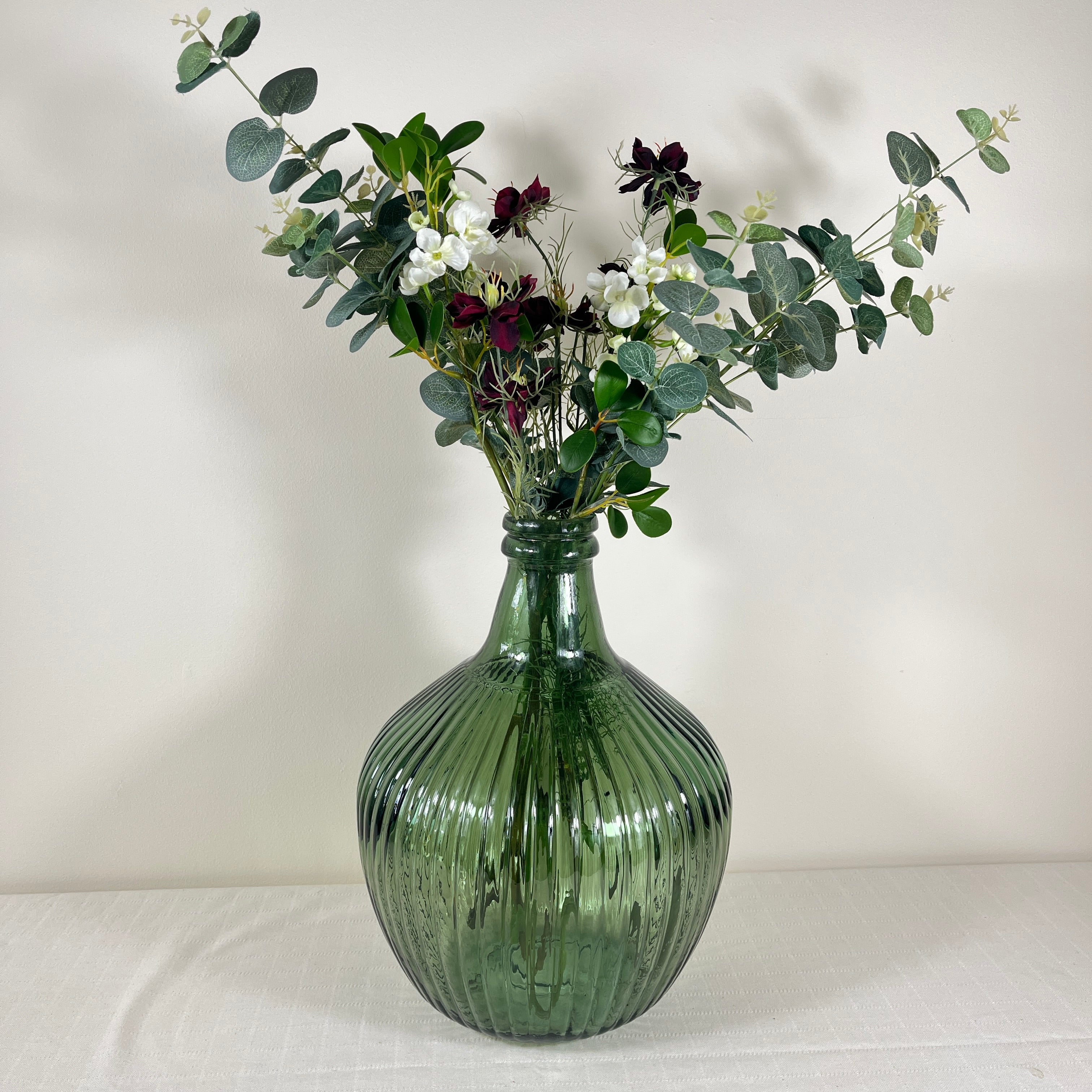 Recycled Glass 37cm Aria Bottle